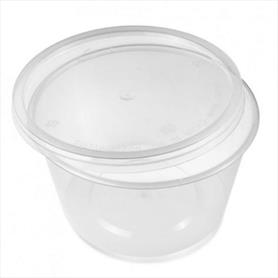 12oz ROUND MICROWAVEABLE CONTAINER WITH LID