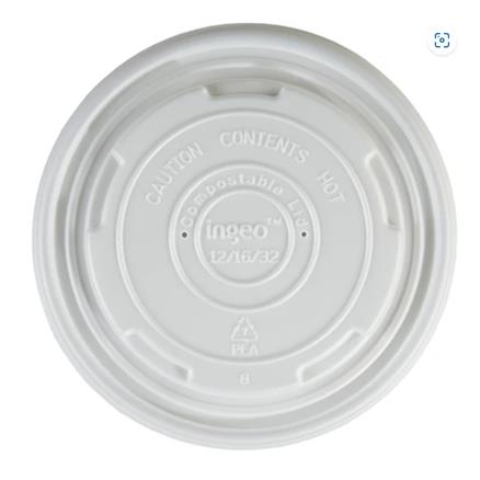 12/16OZ COMPOSTABLE SOUP LIDS