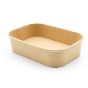 500ml RECTANGLE KRAFT BOWL