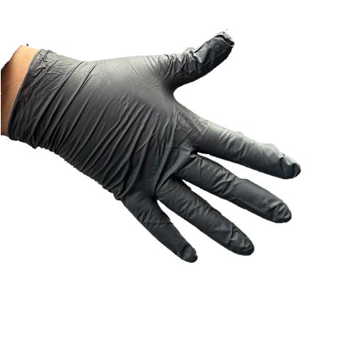 BLACK NITRILE GLOVES