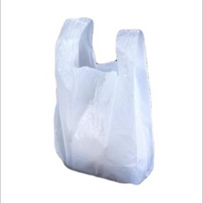 STRONGHOLD WHITE VEST CARRIER BAG