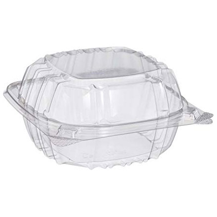 C57PST1 DART SOLO HINGED CLEAR SEAL PLASTIC CONTAINER