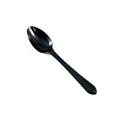HEAVY DUTY BLACK DESSERT SPOON