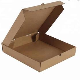 7" PLAIN BROWN KRAFT PIZZA BOX
