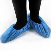 DISPOSABLE BLUE OVERSHOES