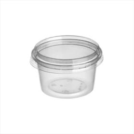 4OZ PLASTIC DELI POT WITH LID