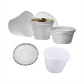 POLYSTYRENE CONTAINERS AND LIDS