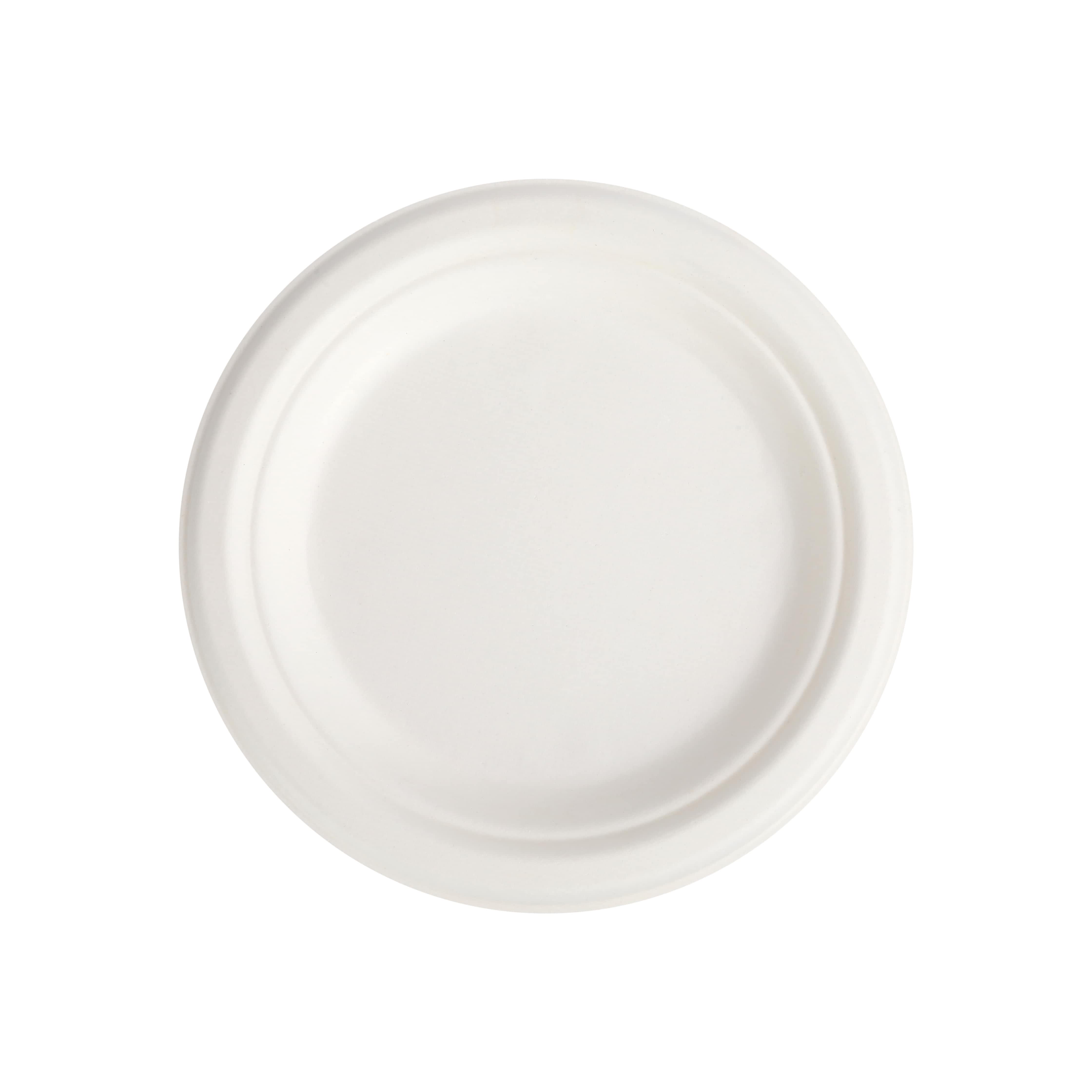 7" COMPOSTABLE BAGASSE PLATE