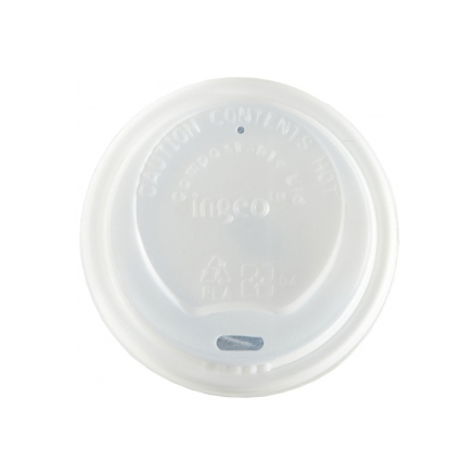 8OZ COMPOSTABLE SIP LID