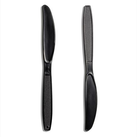 HEAVY DUTY REUSABLE BLACK KNIFE