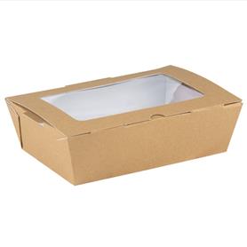 LARGE FOOD TO GO BOX WITH WINDOW