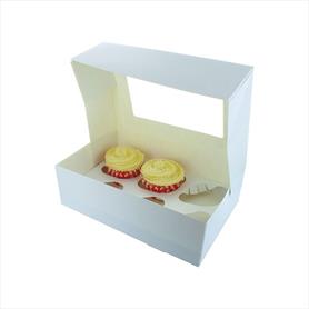 6 INSERT WINDOW CUPCAKE BOX
