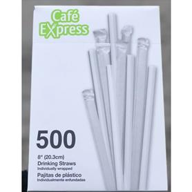 INDIVIDUALLY WRAPPED PLASTIC STRAWS