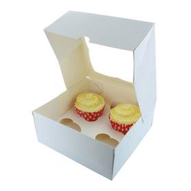 4 INSERT WINDOW CUPCAKE BOX