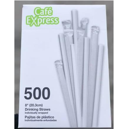 INDIVIDUALLY WRAPPED PLASTIC STRAWS